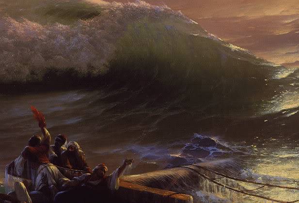 617x419 Russian Art - The Ninth Wave Painting