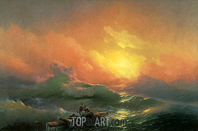 400x264 The Ninth Wave Aivazovsky Painting Reproduction 10 Topofart - The Ninth Wave Painting