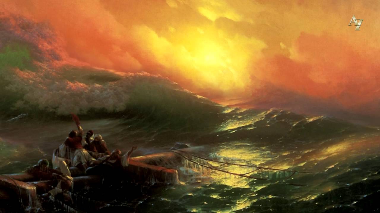 1280x720 Ivan Aivazovsky - The Ninth Wave Painting