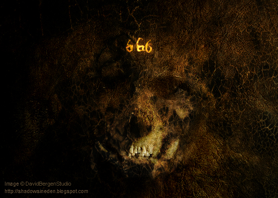 560x400 Shadows In Eden 666 The Number Of The Beast - The Number Of The Beast Is 666 Painting