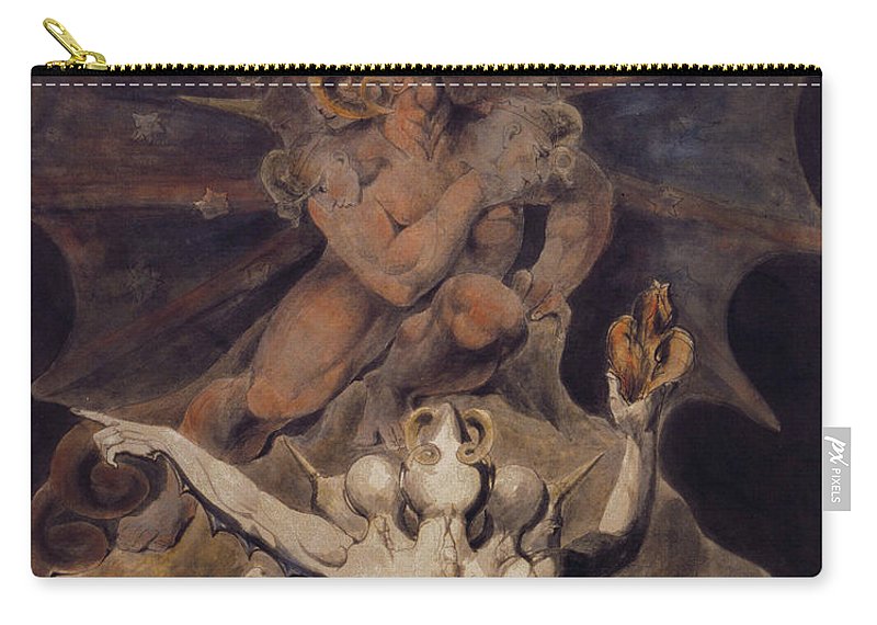 800x570 The Number Of The Beast Is 666 Carry All Pouch For Sale By William - The Number Of The Beast Is 666 Painting