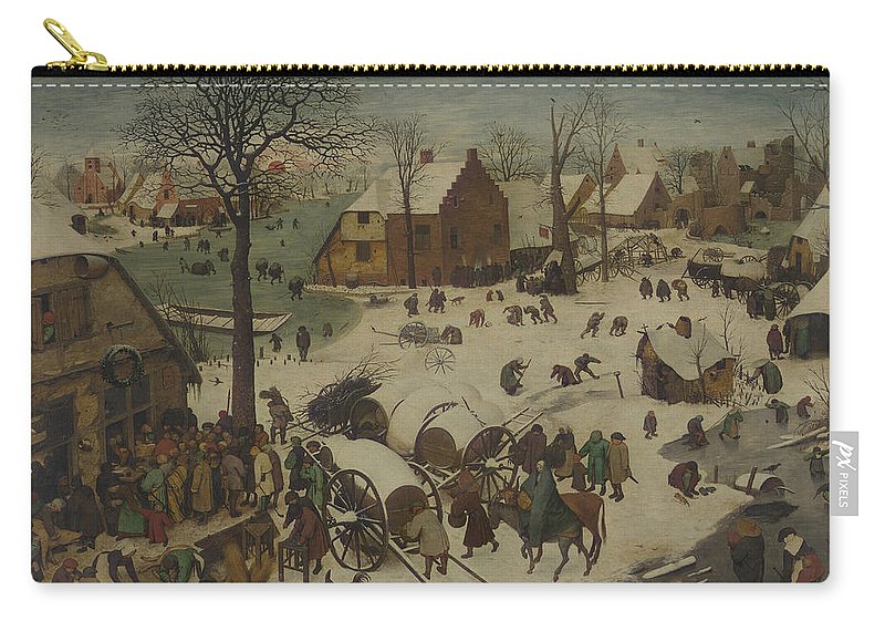 800x570 The Numbering At Bethlehem Carry All Pouch For Sale By Pieter - The Numbering At Bethlehem Painting