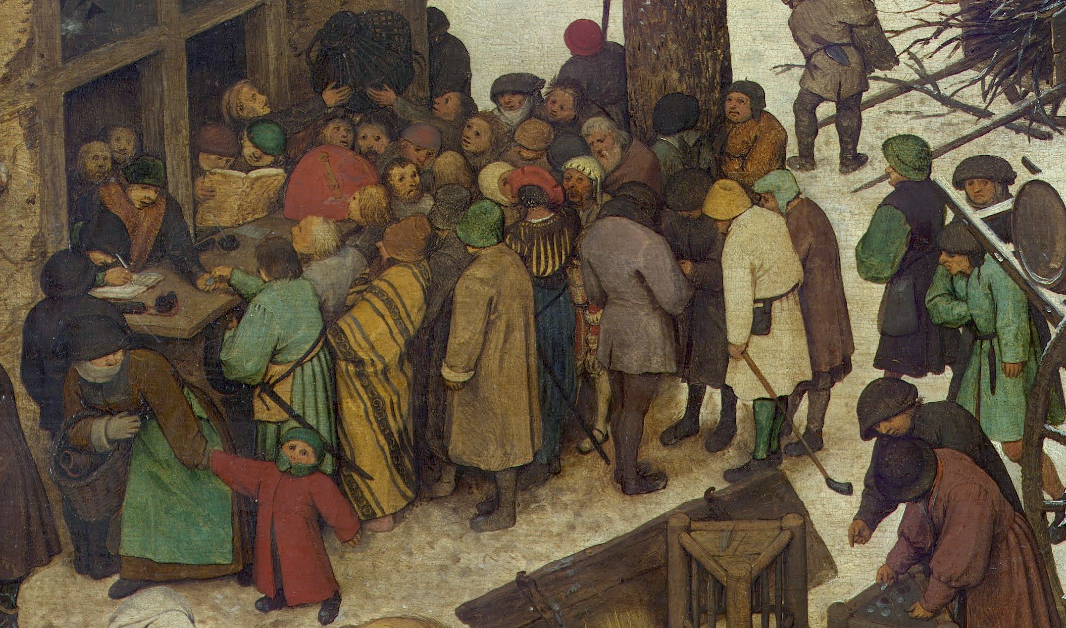 2140x1261 (Art Actualite Histoire Lieux) - The Numbering At Bethlehem Painting