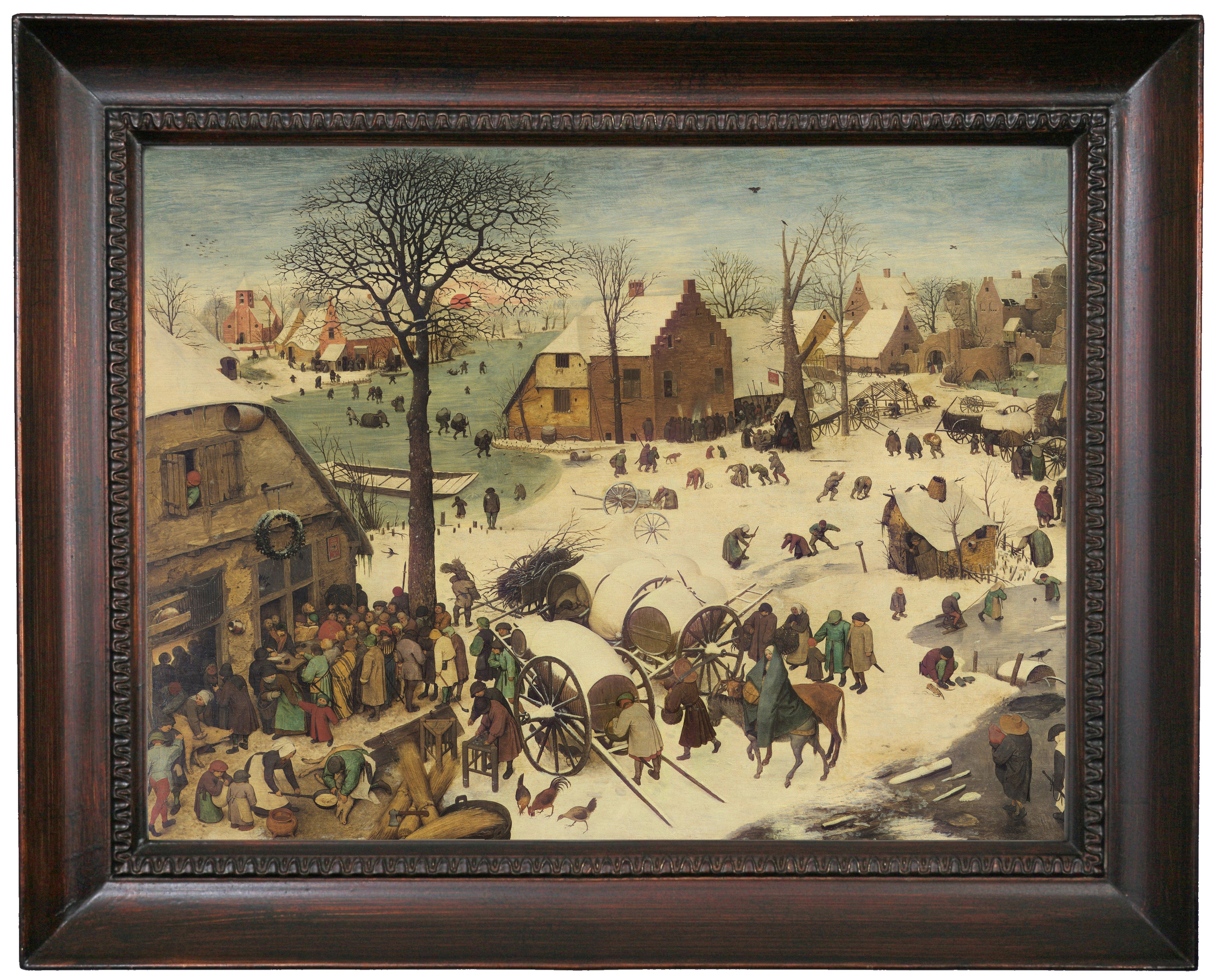 4378x3543 Historic Art Gallery - The Numbering At Bethlehem Painting