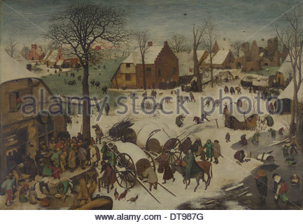 433x320 Pieter Bruegel The Elder - The Numbering At Bethlehem Painting