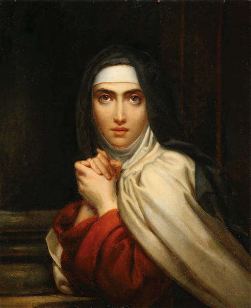 490x600 The Nun Who Experienced A Divine Orgasm And Transformed - The Nun Painting