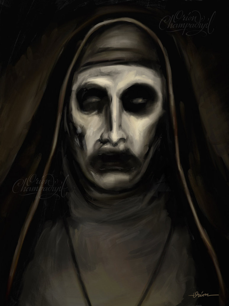 774x1032 Demon From The Conjuring 2 By Orioncreatives - The Nun Painting
