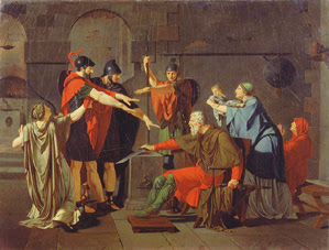 299x227 The Oath Of The Horatii Art History Blogger - The Oath Of Horatii Painting