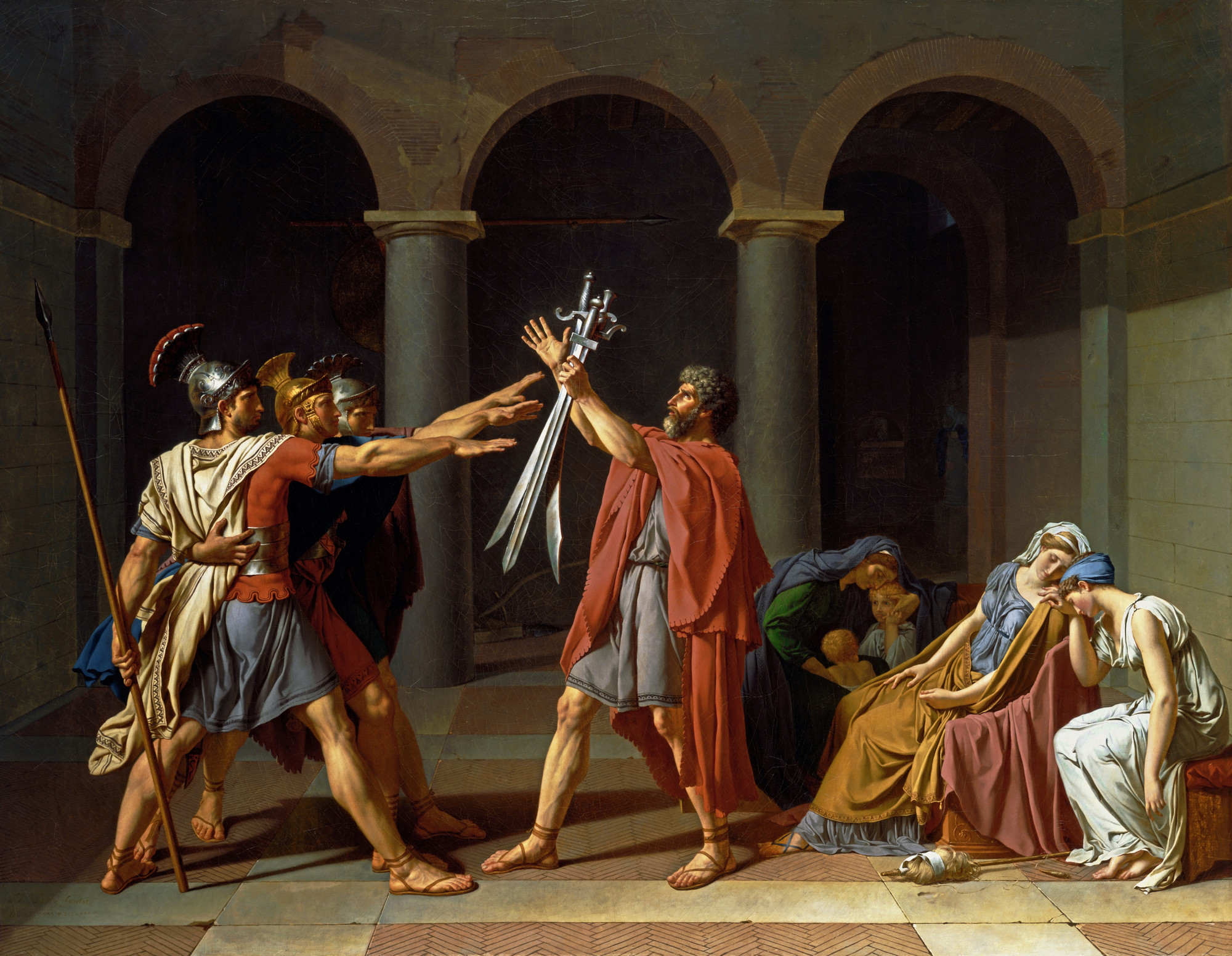 oath of horatii painting meaning