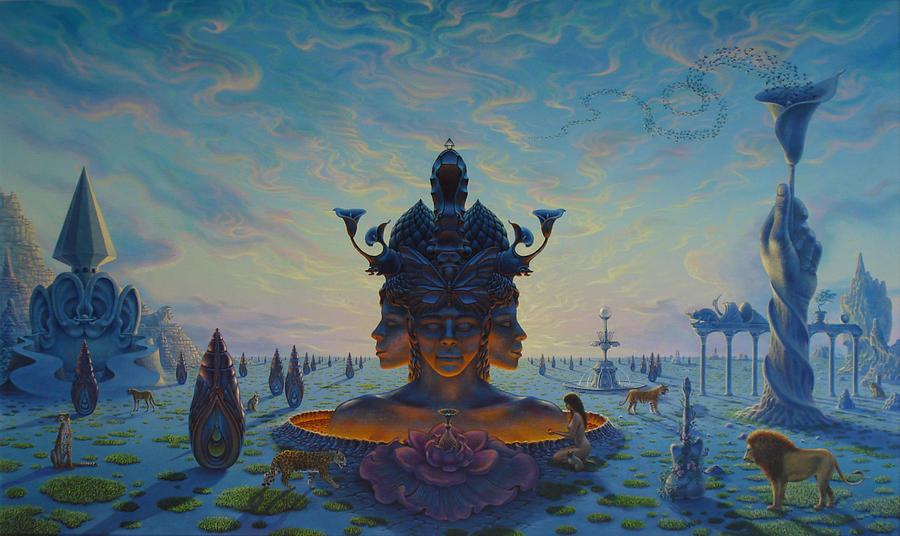 900x536 Odyssey Of Soul, Of Man And Conscience Painting By Tuco Amalfi - The Odyssey Painting