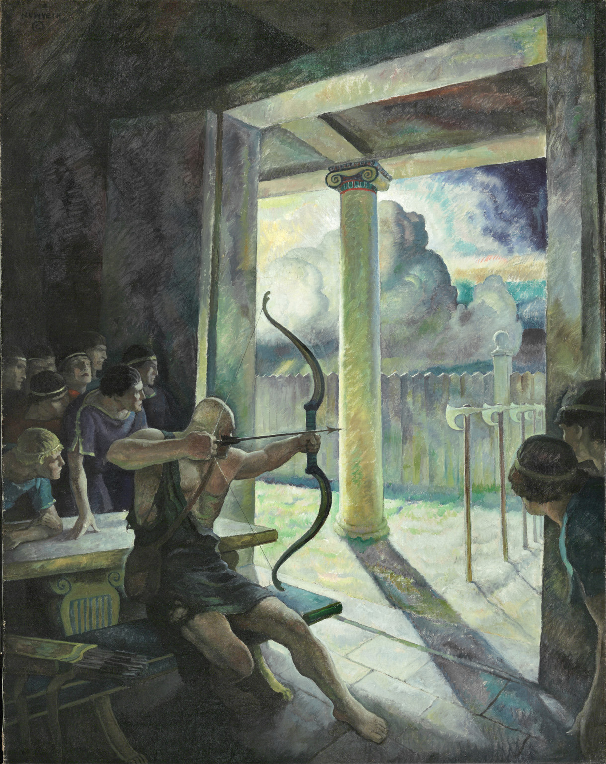 1219x1536 Philadelphia Museum Of Art Happy Birthday To N.c. Wyeth, Whose - The Odyssey Painting