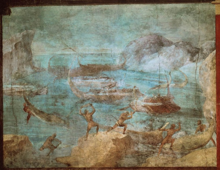 744x574 Scenes From The Odyssey In Ancient Art Oupblog - The Odyssey Painting