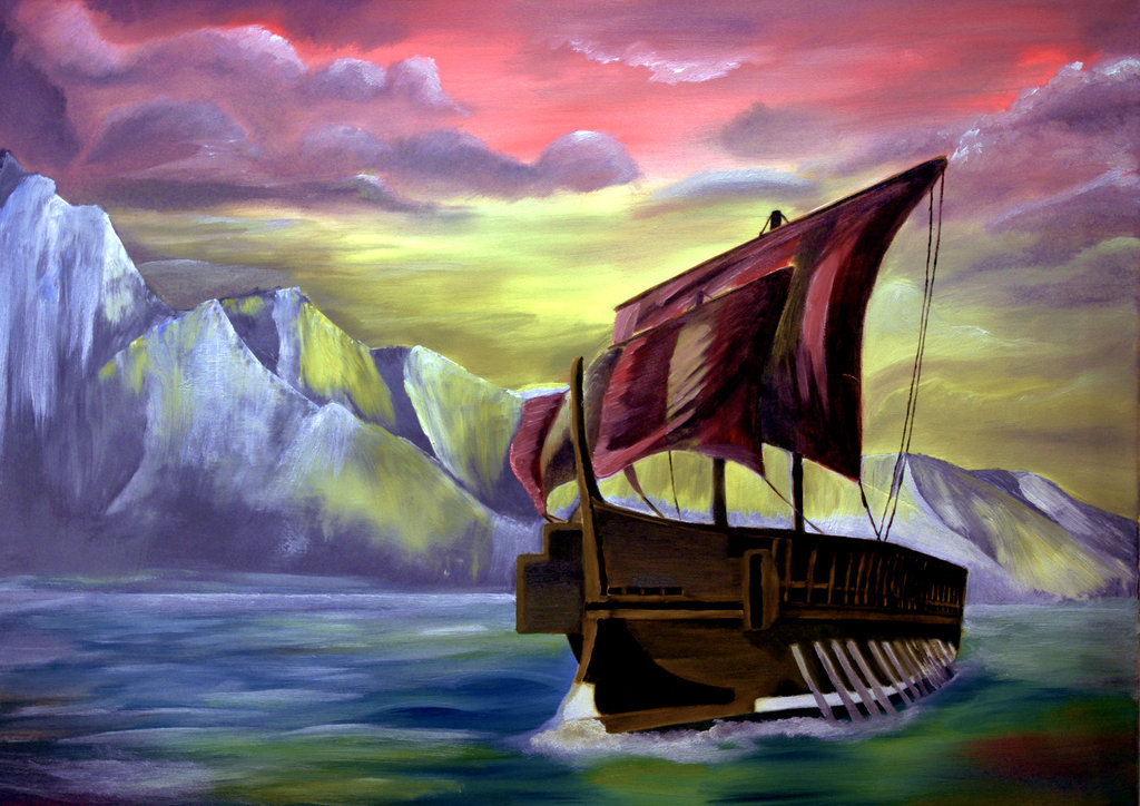 1024x724 The Odyssey By Sashamaz - The Odyssey Painting