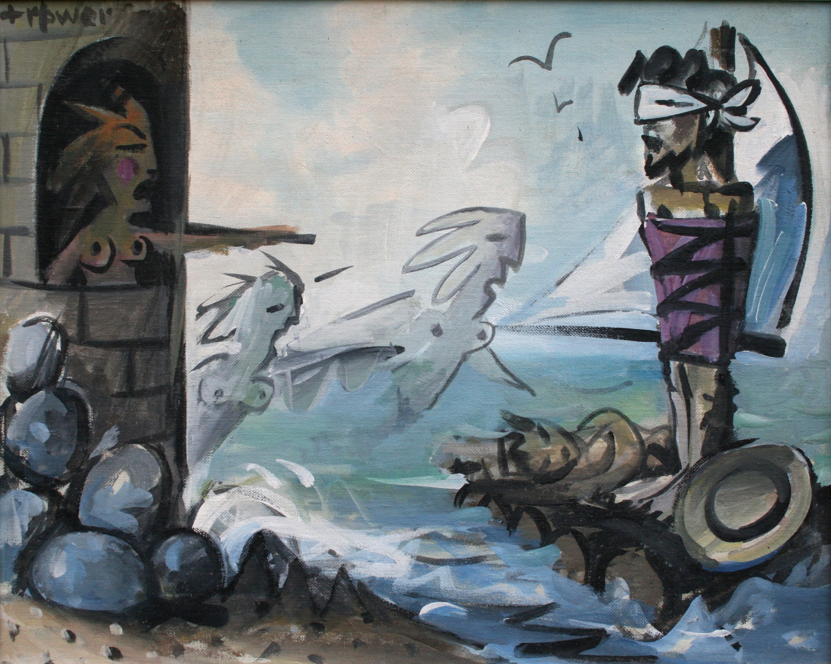 2909x2327 The Odyssey Barry Trower - The Odyssey Painting