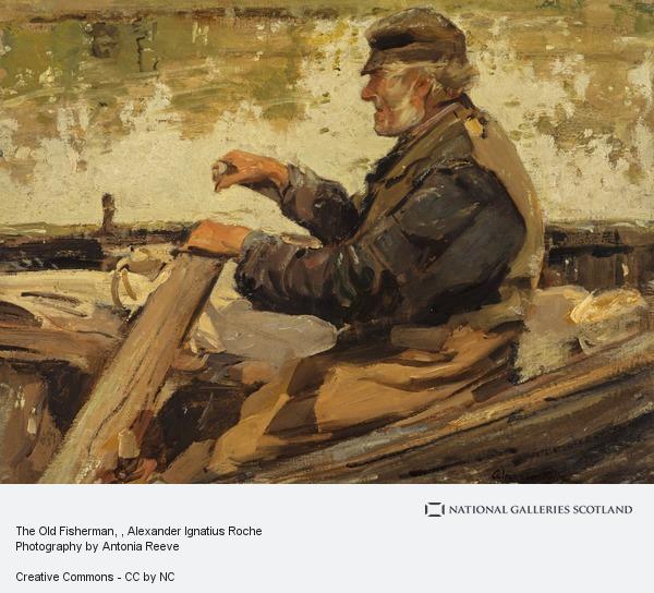 600x544 The Old Fisherman National Galleries Of Scotland - The Old Fisherman Painting