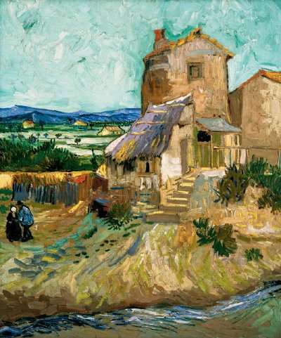 400x481 The Old Mill By Vincent Van Gogh Howstuffworks - The Old Mill Painting