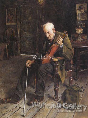 The Old Violin Painting
