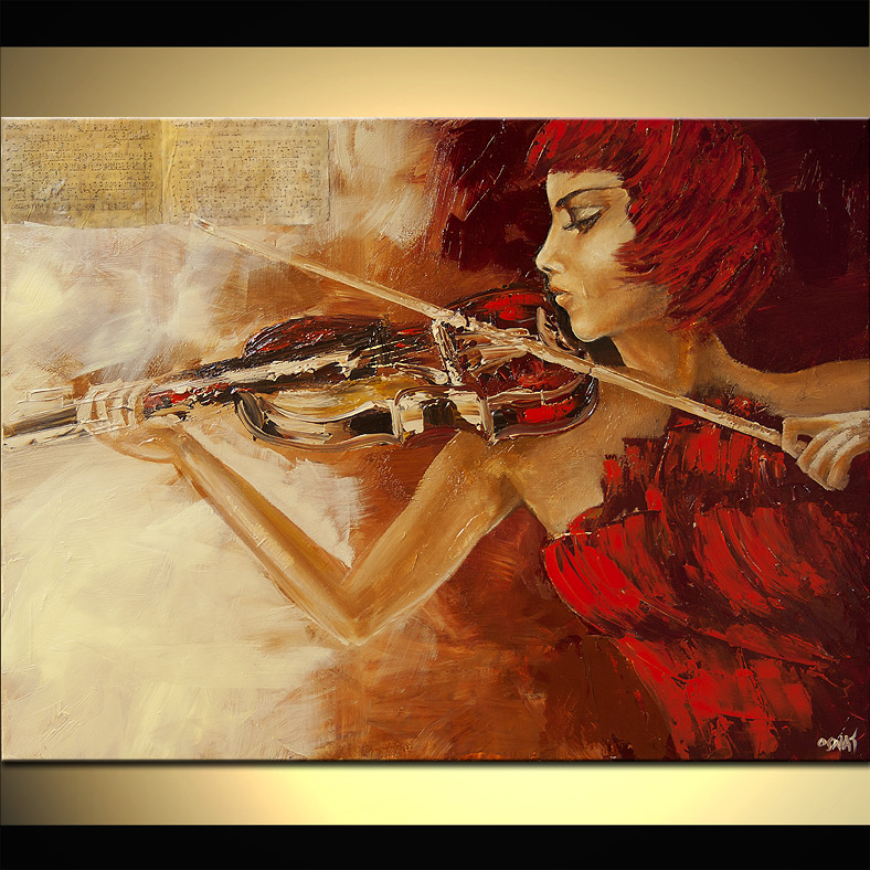 788x788 Painting - The Old Violin Painting