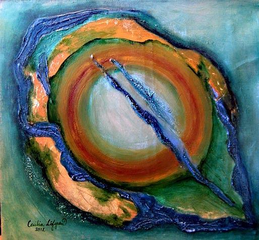 514x476 The Origin Of Life Painting By Cecilia Lofgren - The Origin Of Life Painting