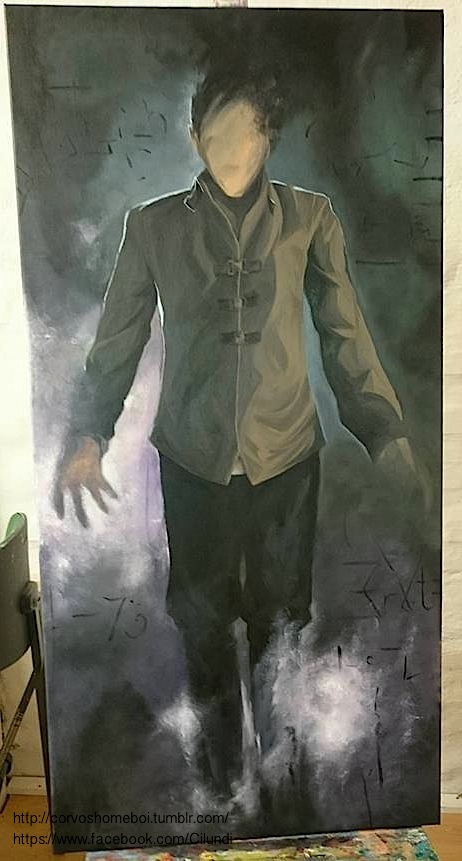 462x861 The Outsider And The Circumscribed Void By Cilundi - The Outsider Painting