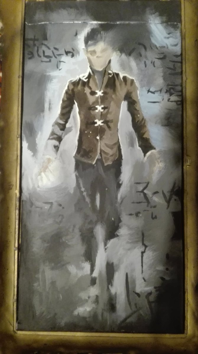 670x1193 The Outsider By Anton Sokolov By Blackdarkevil1 - The Outsider Painting