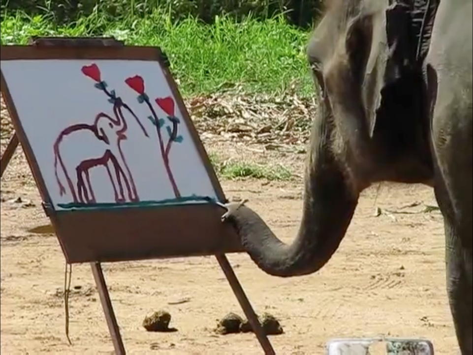 961x720 Mimsy The Art Of The Elephants (And Other Ancient Astronauts) - The Painting Elephant