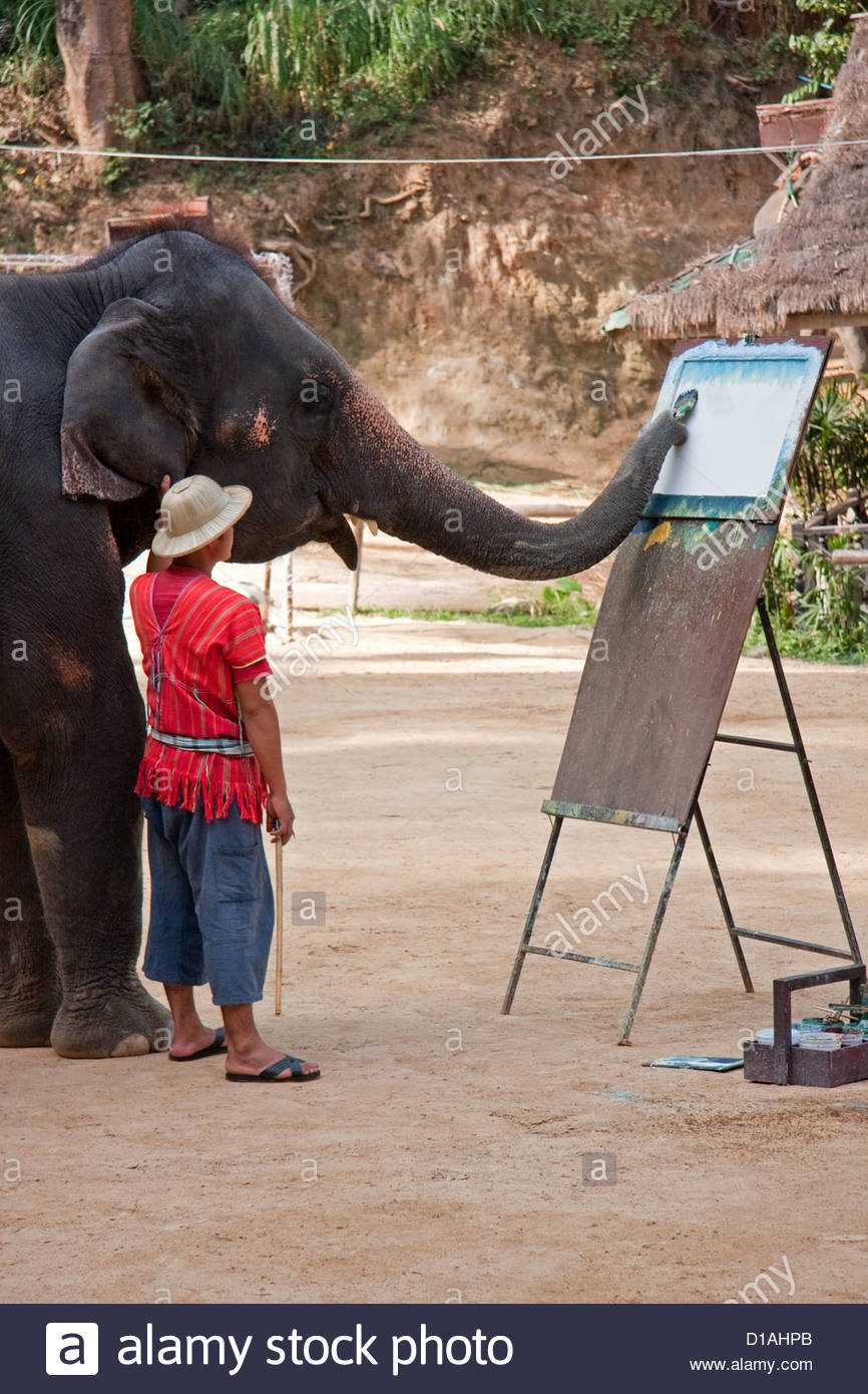 866x1390 Thai Elephant Painting Stock Photos Amp Thai Elephant Painting Stock - The Painting Elephant