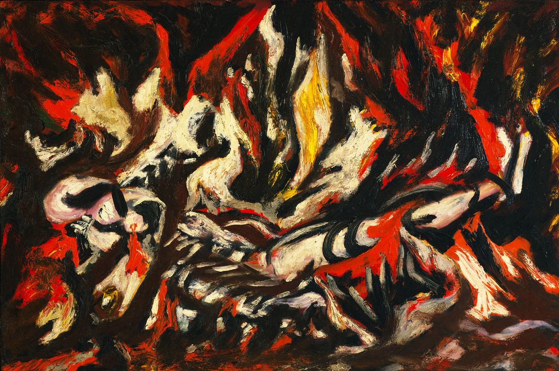 1100x731 The Flame, 1938 By Jackson Pollock - The Painting In The Accountant
