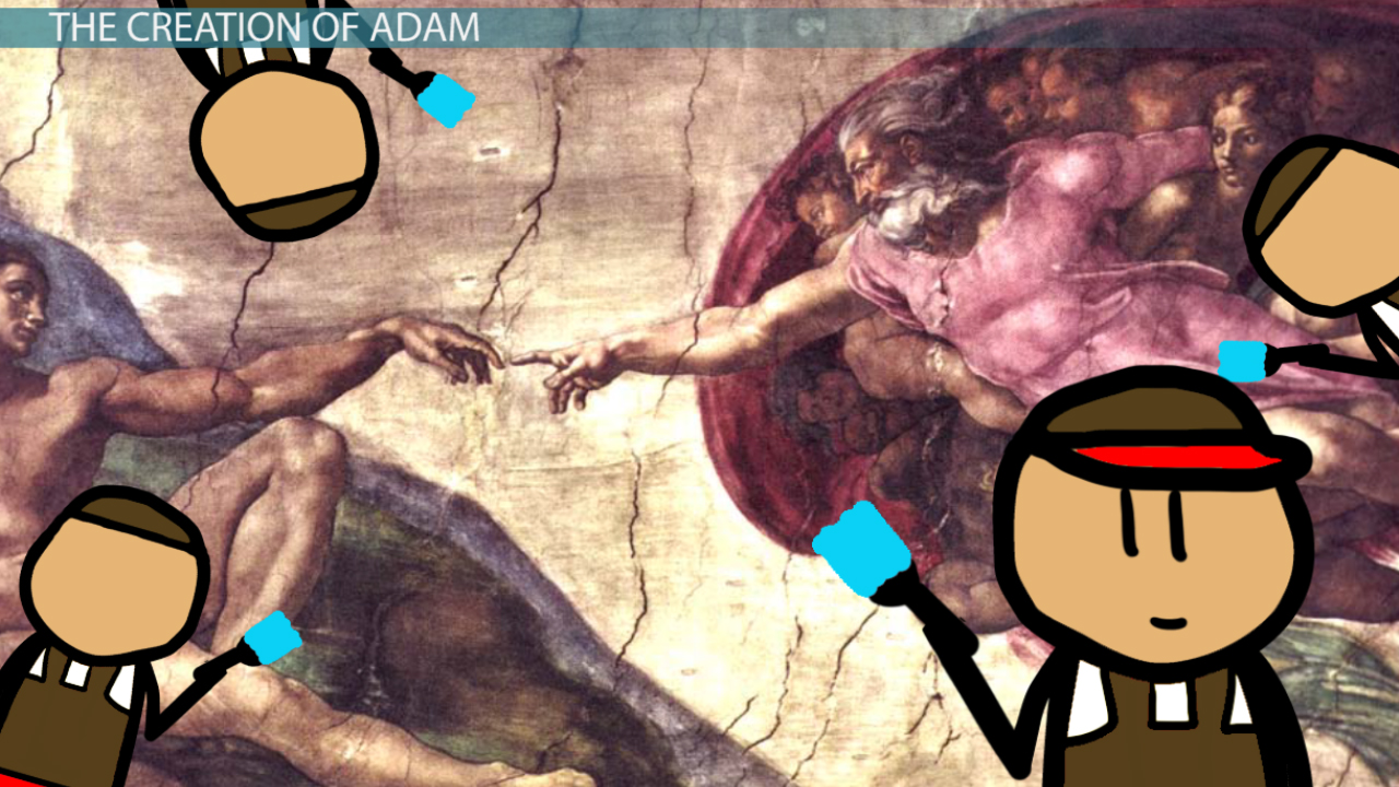 1280x720 The Creation Of Adam By Michelangelo Analysis Amp Overview - The Painting Of Two Fingers Touching
