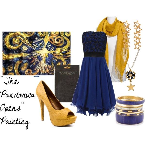600x600 The Pandorica Opens Painting Polyvore, Clothes And Jane Norman - The Pandorica Opens Painting