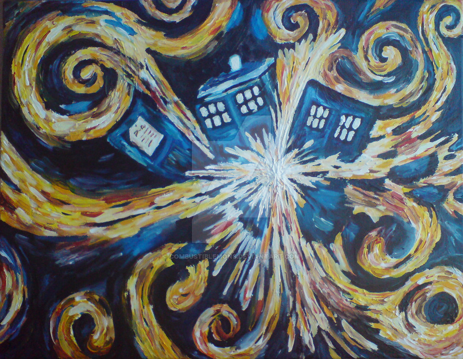 900x699 The Pandorica Opens By Combustiblemons - The Pandorica Opens Painting