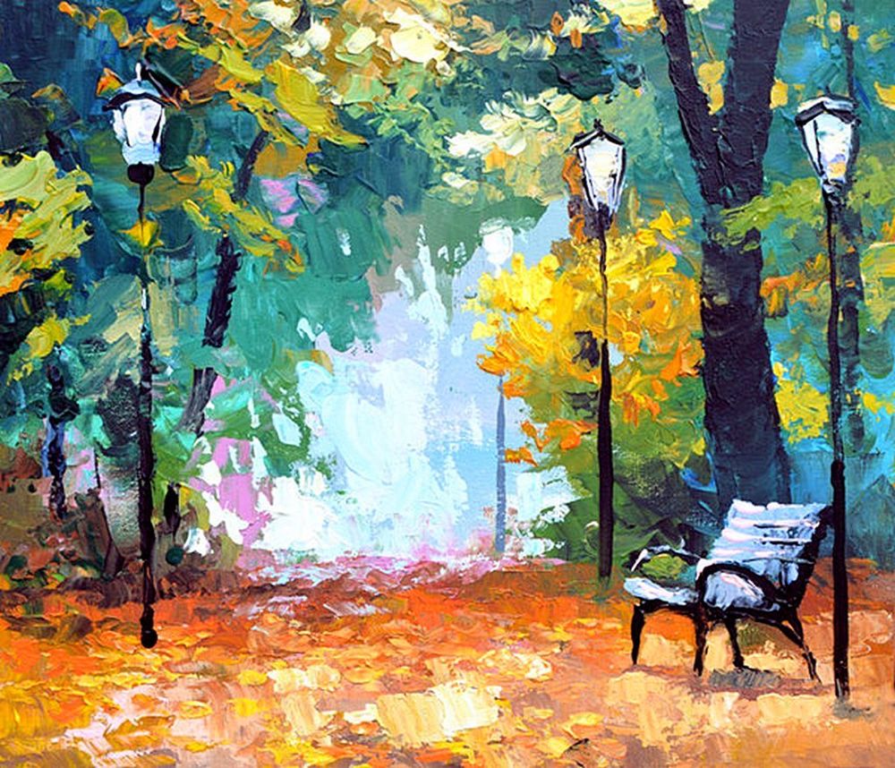 The Park Painting at Explore collection of The