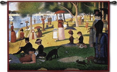 500x310 Sunday Afternoon In Park Masters Tapestry By George Seurat - The Park Painting