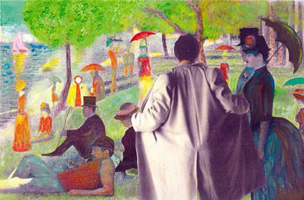 444x292 Sunday In Park With Exhibitionist Nelson De La Nuez - The Park Painting