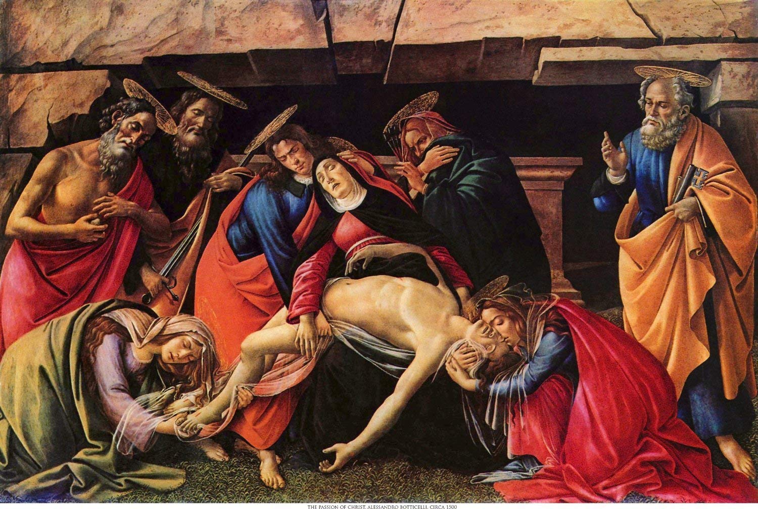 1500x1008 Botticelli - The Passion Of Christ Painting