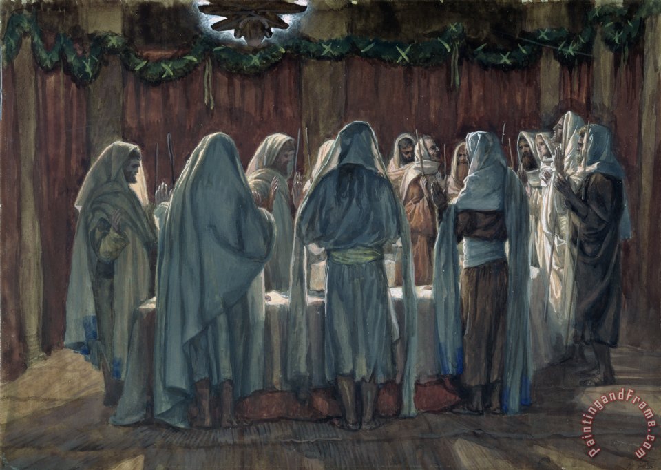 960x683 Tissot Passover Painting - The Passover Painting