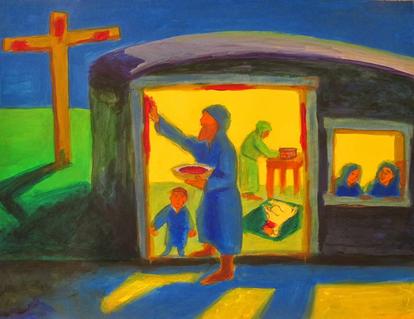 1600x1231 Christian Art Now Christ Our Passover Lamb Christian Art Painting - The Passover Painting