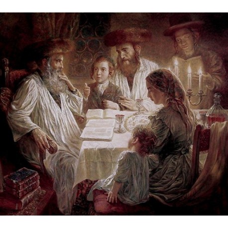 458x458 Elena Flerova - The Passover Painting