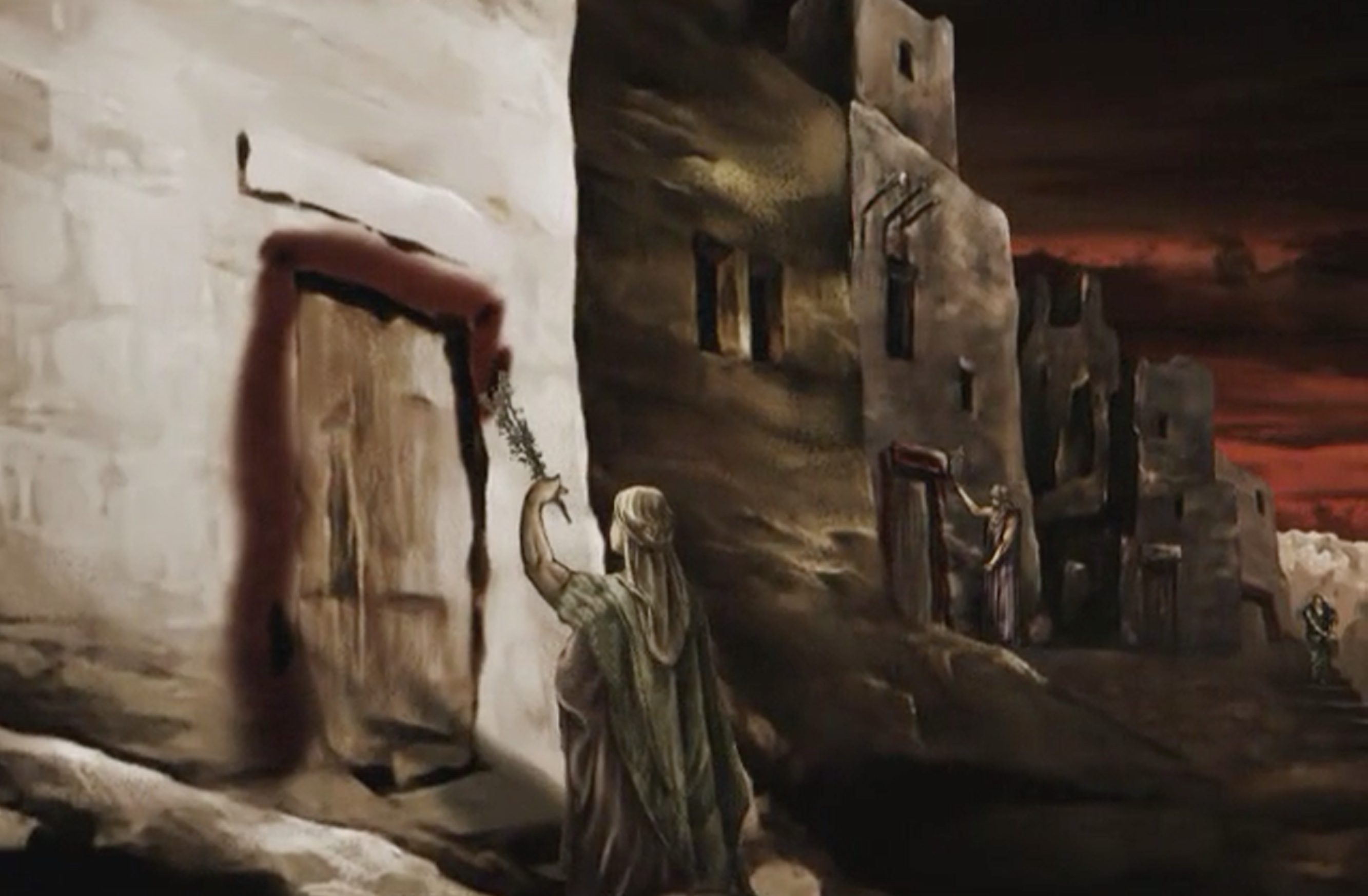 2666x1747 Passover, The Only Way To Eternal Life - The Passover Painting