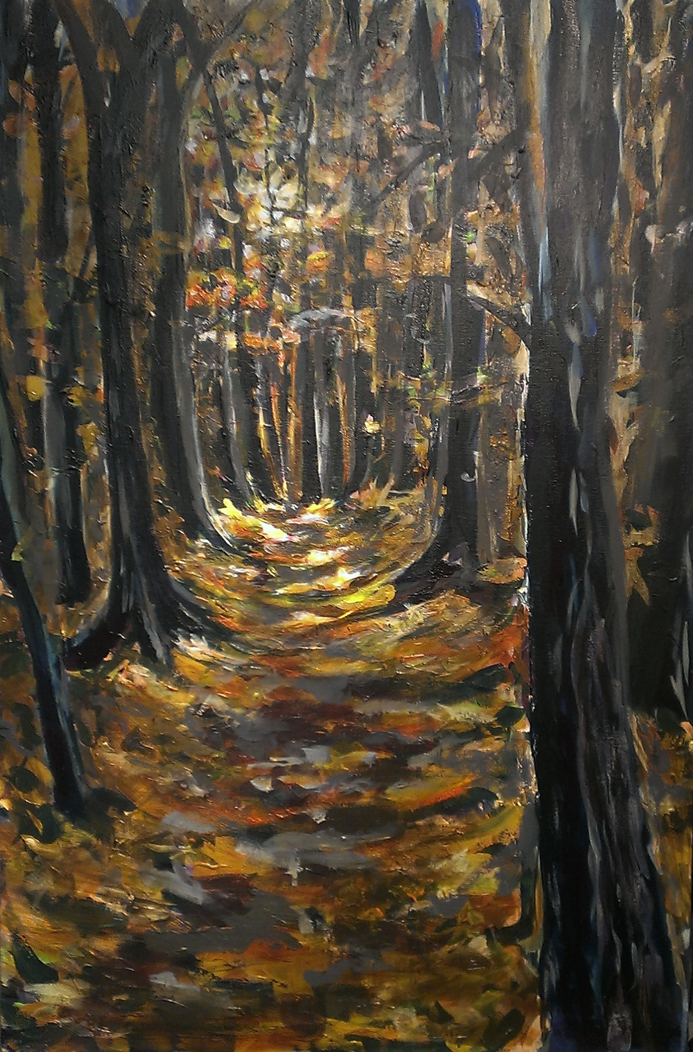 1000x1517 Sanctuary Life As A Human - The Path Painting