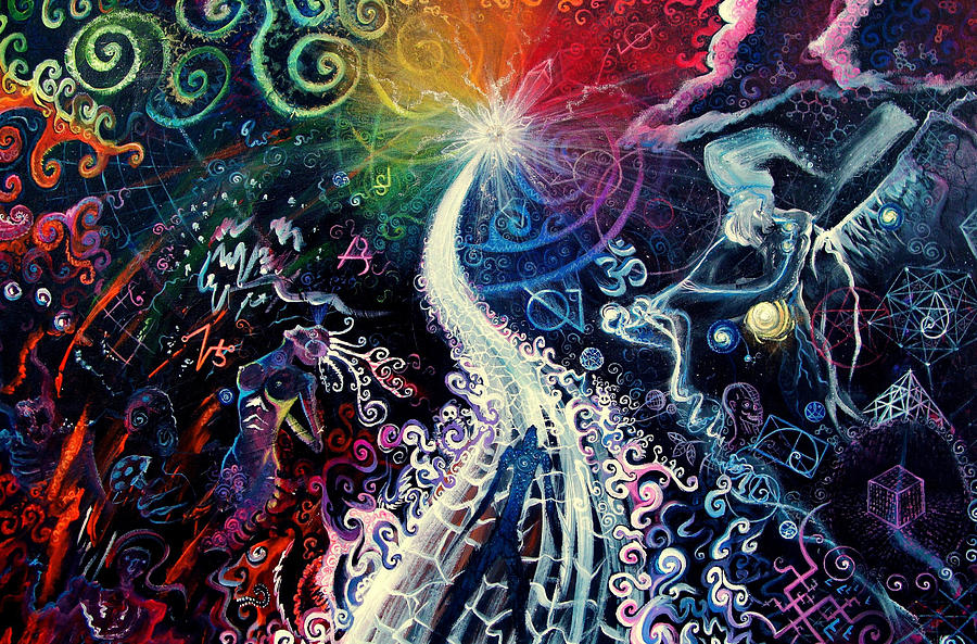 900x593 The Path To Enlightenment Painting By Steve Griffith - The Path Painting