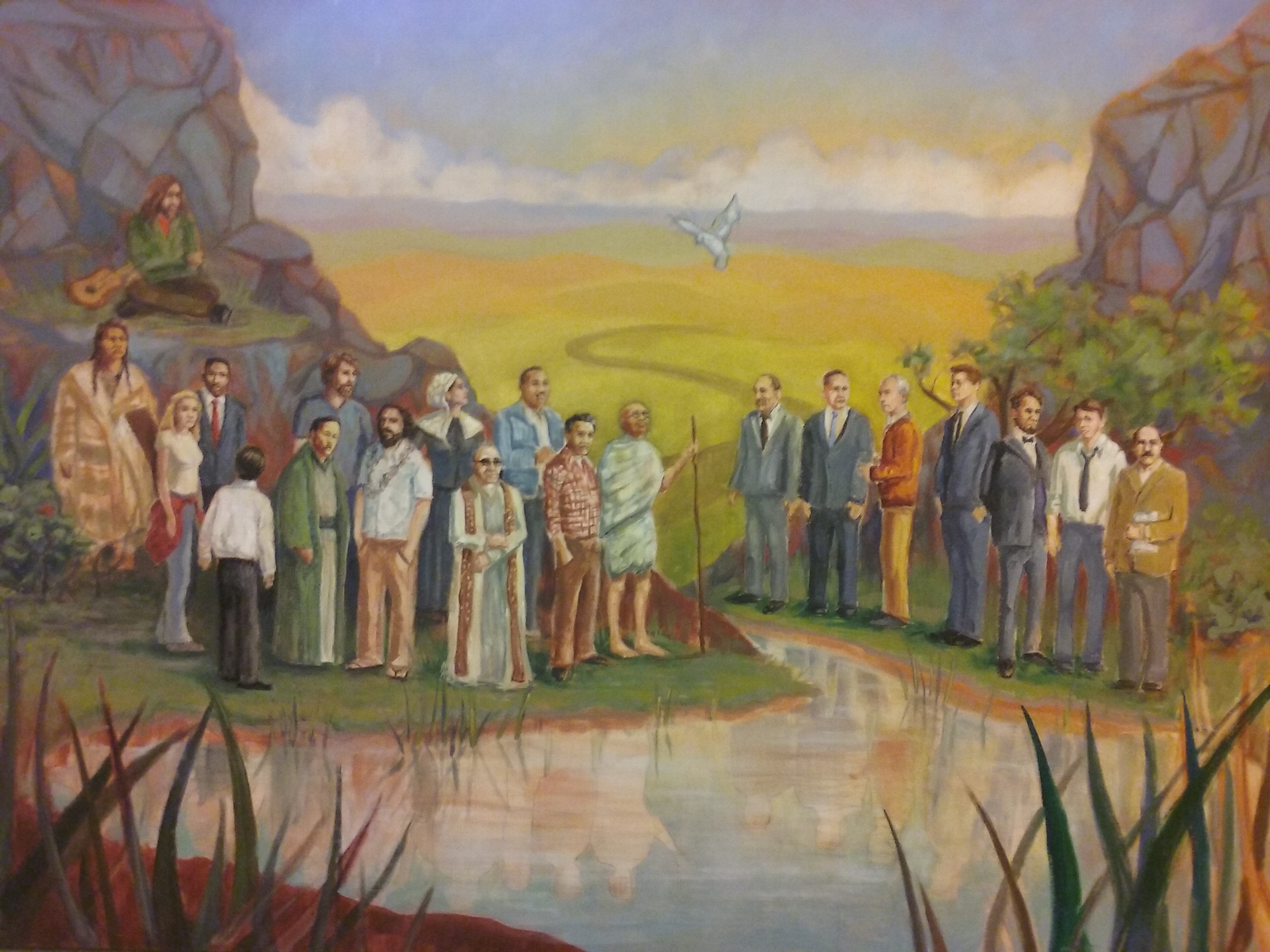 2576x1932 Lost Painting Depicting Historical Peacemakers Re Emerges - The Peacemakers Painting