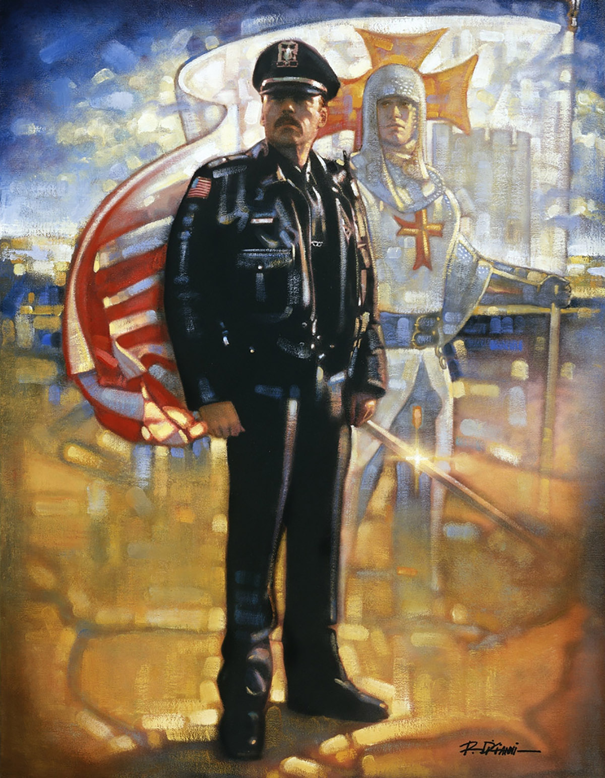 1200x1543 Ron Dicianni Blessed Are The Peacemakers Artwork - The Peacemakers Painting