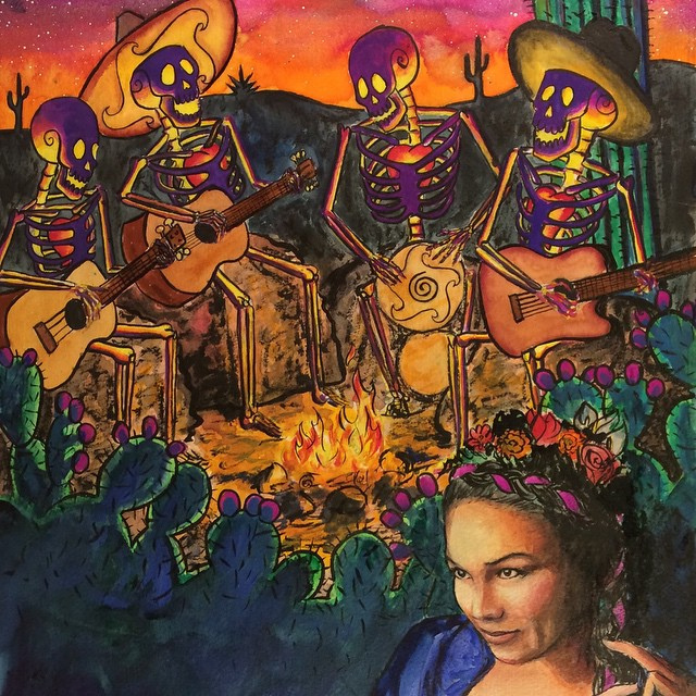 640x640 A Poster I Did For Roger Clyne And The Peacemakers. - The Peacemakers Painting