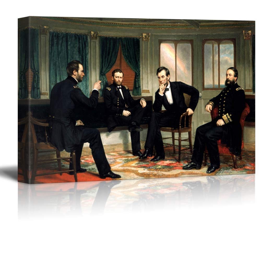 1000x1000 The Peacemakers (Abraham Lincoln - The Peacemakers Painting