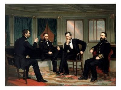 400x300 The Peacemakers Giclee Print By George P.a. Healy - The Peacemakers Painting