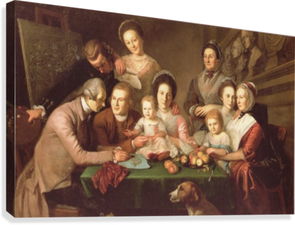 429x327 The Peale Family - The Peale Family Painting