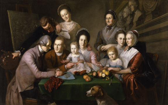 575x361 The Peale Family Of Painters Encyclopedia Of Greater Philadelphia - The Peale Family Painting