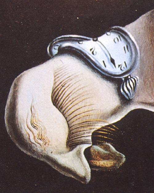 500x628 Shapeless Object With Eyelashes - The Persistence Of Memory Painting