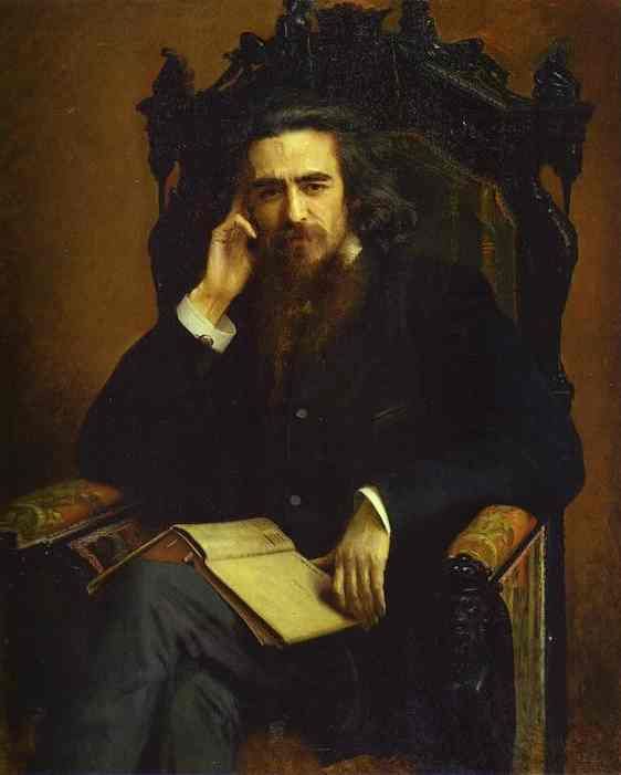 562x701 Portrait Of The Philosopher And Poet Vladimir Soloviev. 1885. Oil - The Philosopher Painting